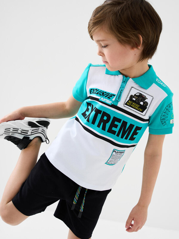 PLAYTODAY Джемпер 584875 12612250 белый,бирюзовый