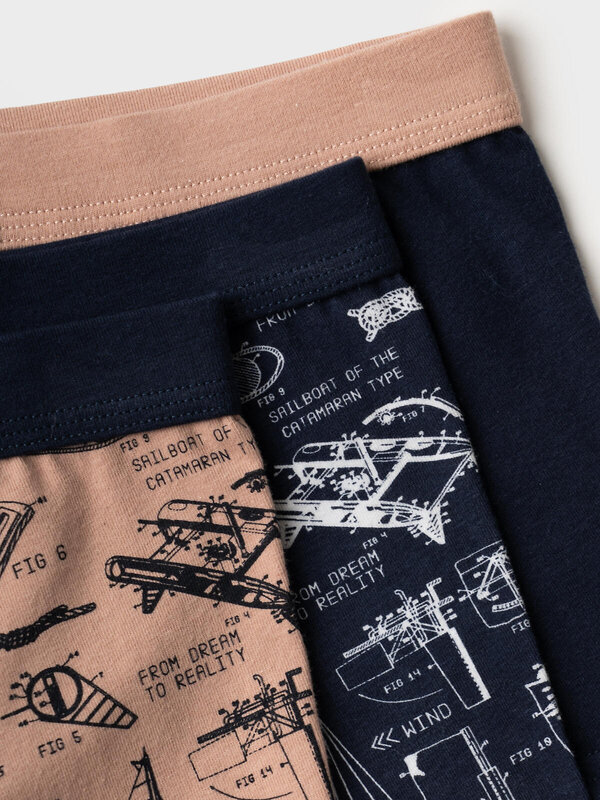 PLAYTODAY Трусы 584886 12611487 тёмно-синий,бежевый,белый