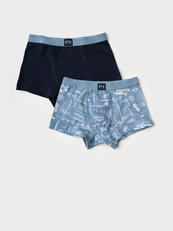 PLAYTODAY Трусы 584890 12611476 синий,тёмно-синий,белый