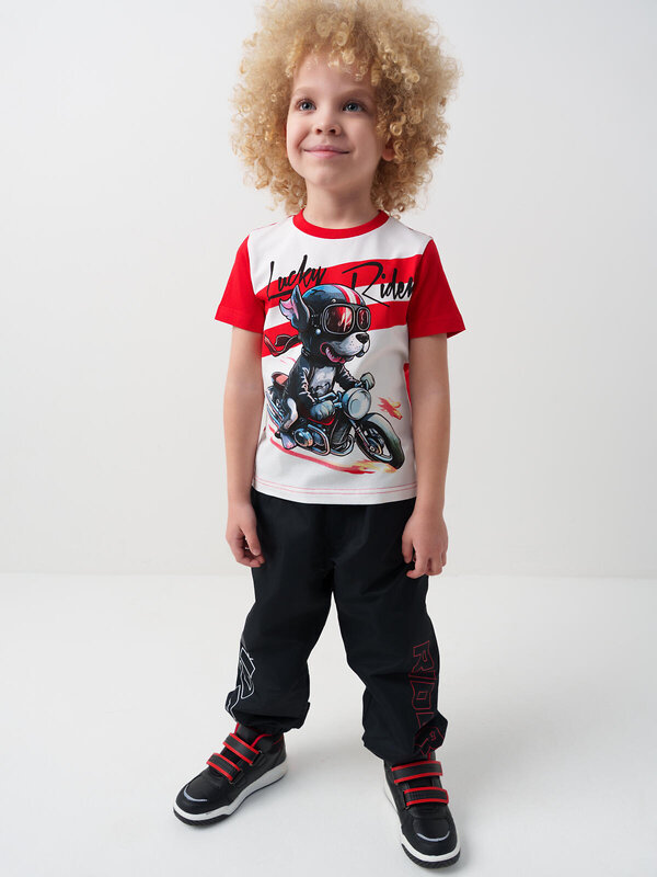 PLAYTODAY Фуфайка 584915 12612301 белый,красный