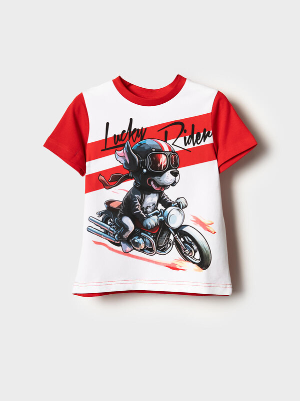 PLAYTODAY Фуфайка 584915 12612301 белый,красный