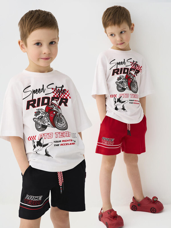 PLAYTODAY Шорты 584916 12612308 черный,красный