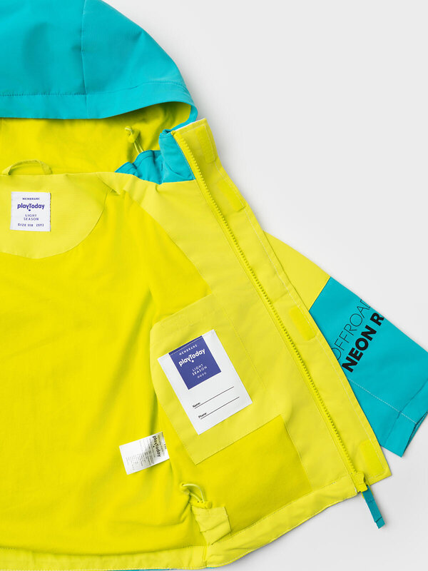 PLAYTODAY Куртка 584924 12612231 белый,светло-зеленый,бирюзовый