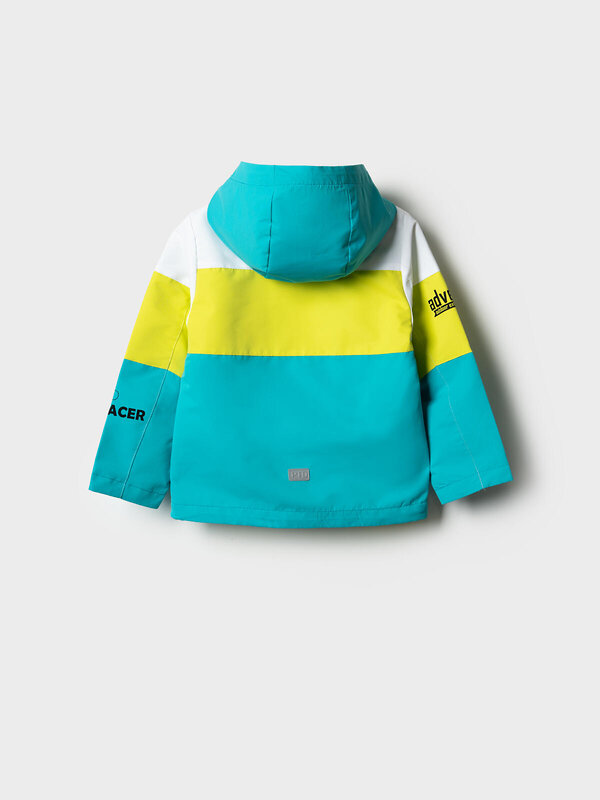 PLAYTODAY Куртка 584924 12612231 белый,светло-зеленый,бирюзовый