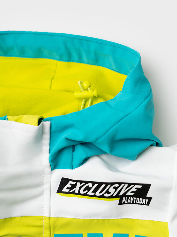 PLAYTODAY Куртка 584924 12612231 белый,светло-зеленый,бирюзовый