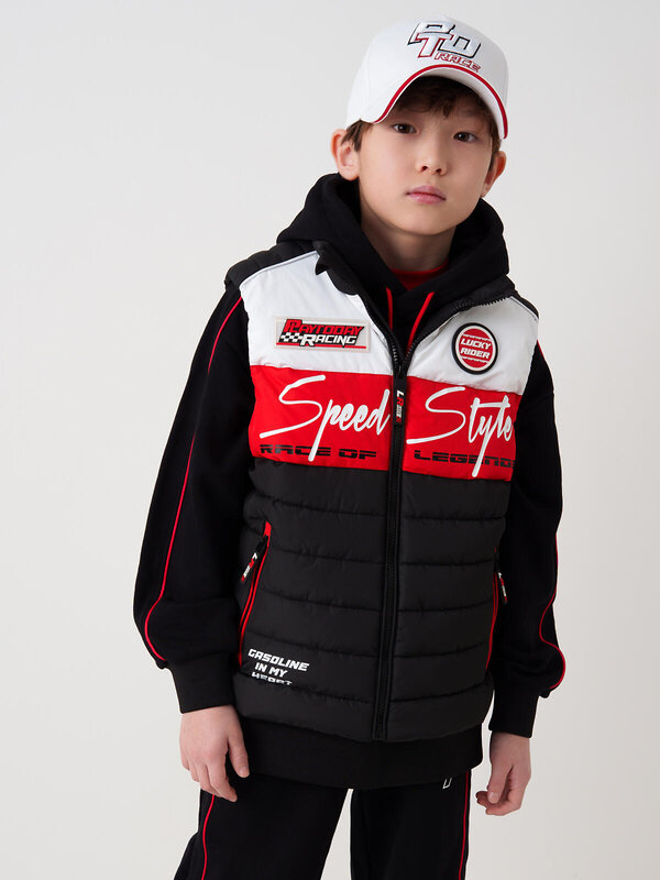 PLAYTODAY Жилет 584933 12611002 белый,черный,красный