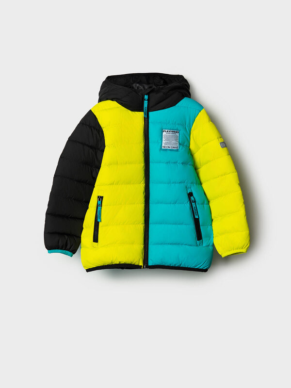 PLAYTODAY Куртка 584946 12612234 черный,светло-зеленый,бирюзовый