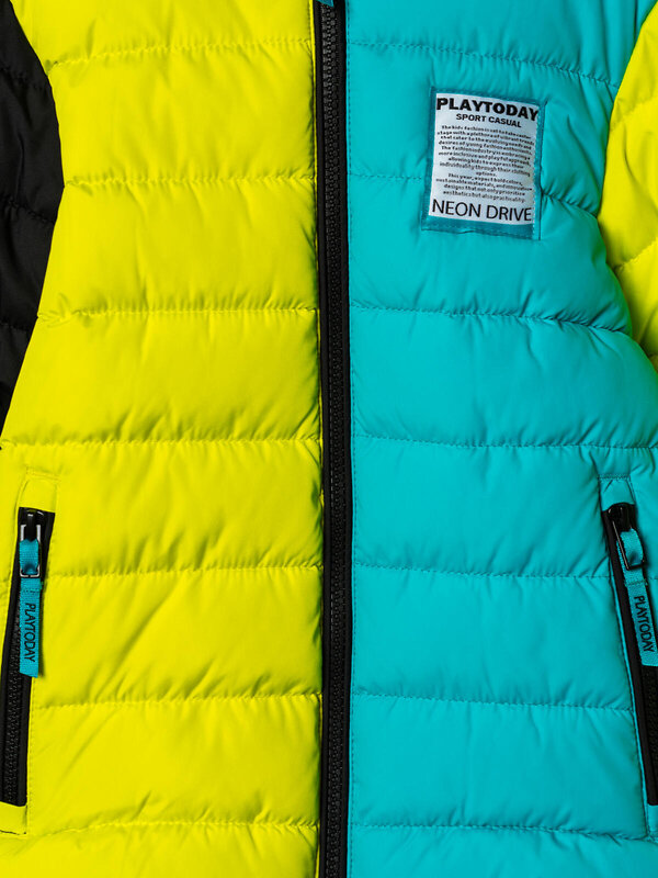 PLAYTODAY Куртка 584946 12612234 черный,светло-зеленый,бирюзовый