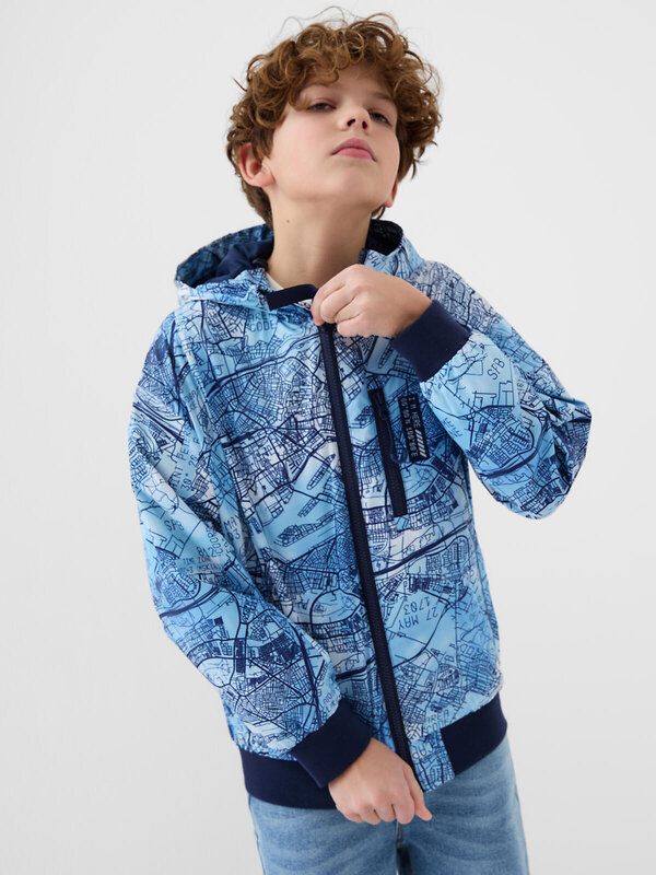 PLAYTODAY Куртка 584955 12611454 белый,тёмно-синий,голубой