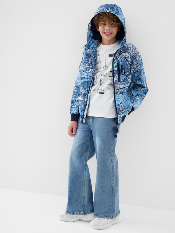 PLAYTODAY Куртка 584955 12611454 белый,тёмно-синий,голубой