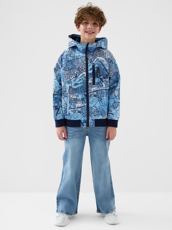 PLAYTODAY Куртка 584955 12611454 белый,тёмно-синий,голубой