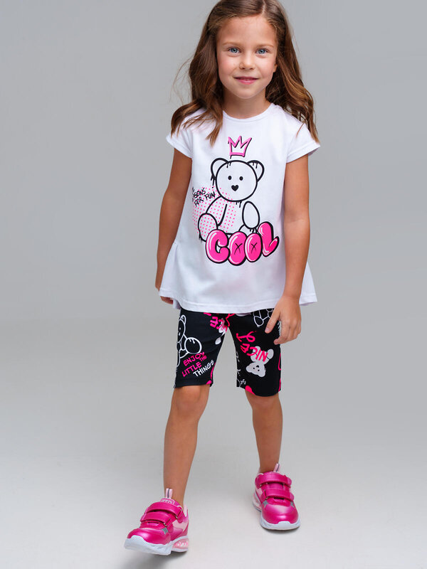 PLAYTODAY Комплект 584969 12522247 белый,черный,фуксия