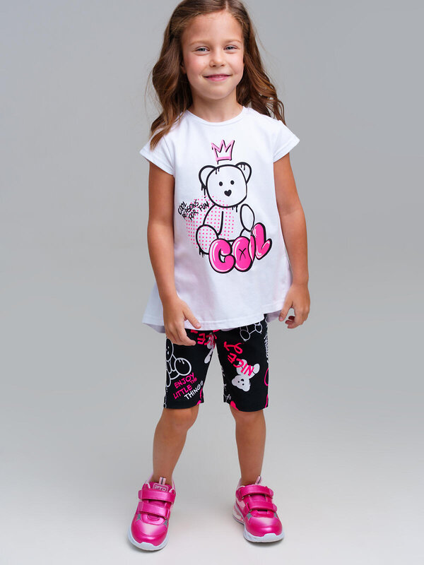 PLAYTODAY Комплект 584969 12522247 белый,черный,фуксия