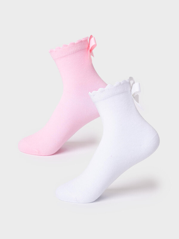 PLAYTODAY Носки 584994 12622133 белый,светло-розовый