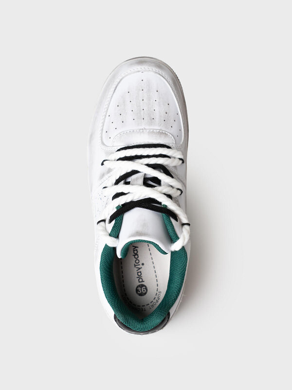 PLAYTODAY Полуботинки 585033 12611742 белый,черный,зеленый