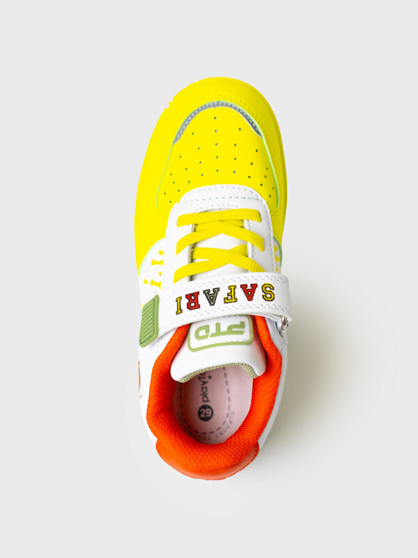 PLAYTODAY Полуботинки 585035 12612731 белый,зеленый