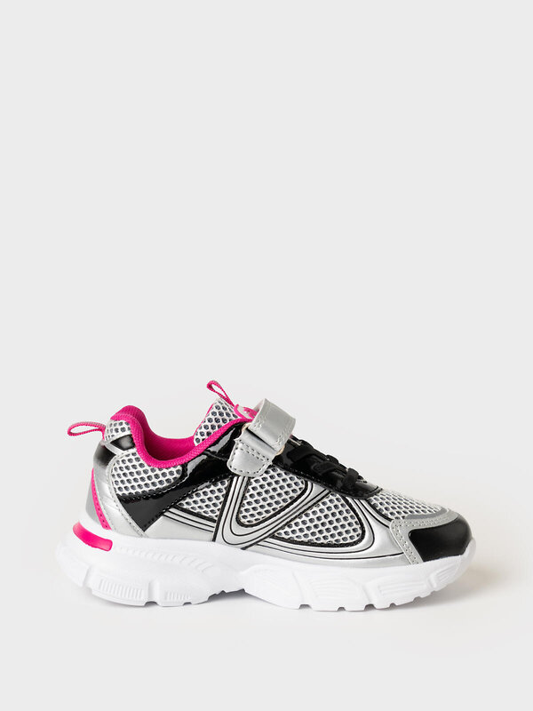 PLAYTODAY Полуботинки 585037 12622737 серебряный,черный,фуксия