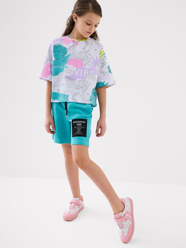 PLAYTODAY Полуботинки 585058 12621738 белый,розовый