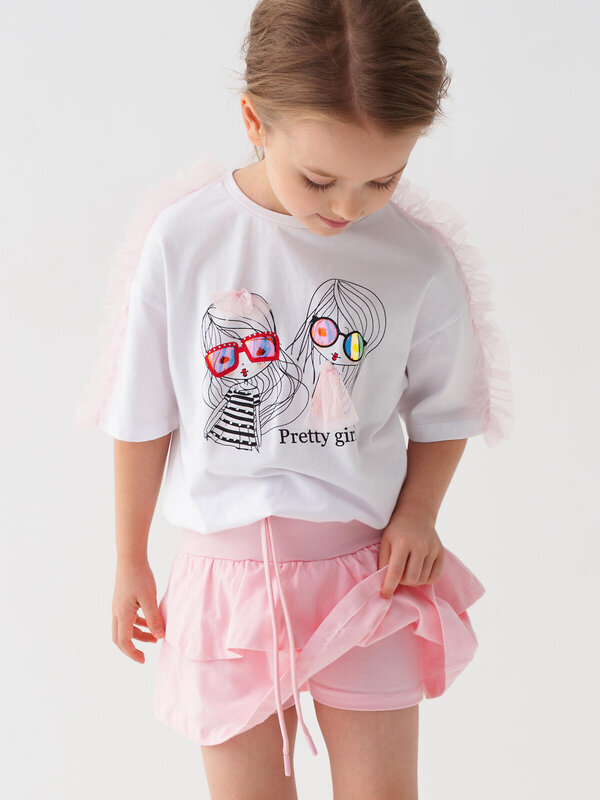 PLAYTODAY Юбка-шорты 585088 12622042 светло-розовый