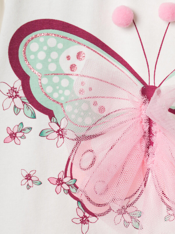 PLAYTODAY Платье 585117 12623150 розовый,белый