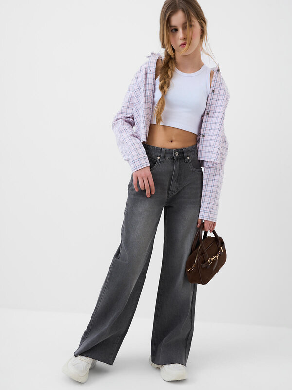 PLAYTODAY Рубашка 585124 12621154 белый,светло-розовый,серый