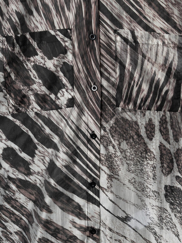 PLAYTODAY Рубашка 585127 12666204 бежевый,темно-серый,серый