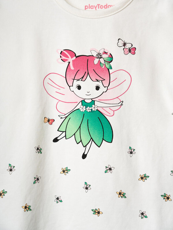 PLAYTODAY Джемпер 585132 12623027 розовый,белый