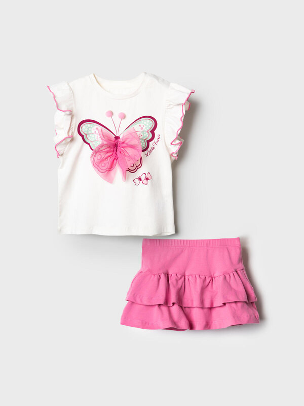 PLAYTODAY Комплект 585135 12623040 розовый,белый