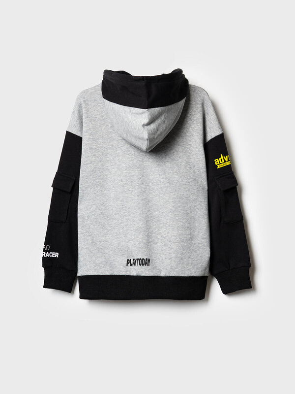 PLAYTODAY Толстовка 585295 12611140 черный,серый