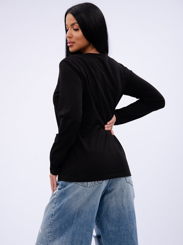 Malina Лонгслив 585315 1004ч чёрный