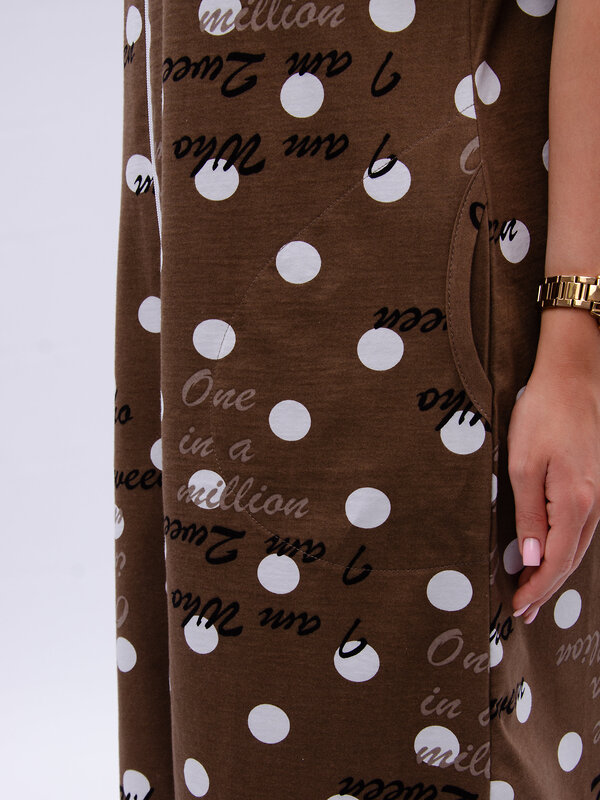 Malina Халат 585316 379кр коричневый