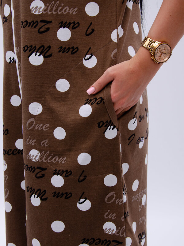 Malina Халат 585316 379кр коричневый