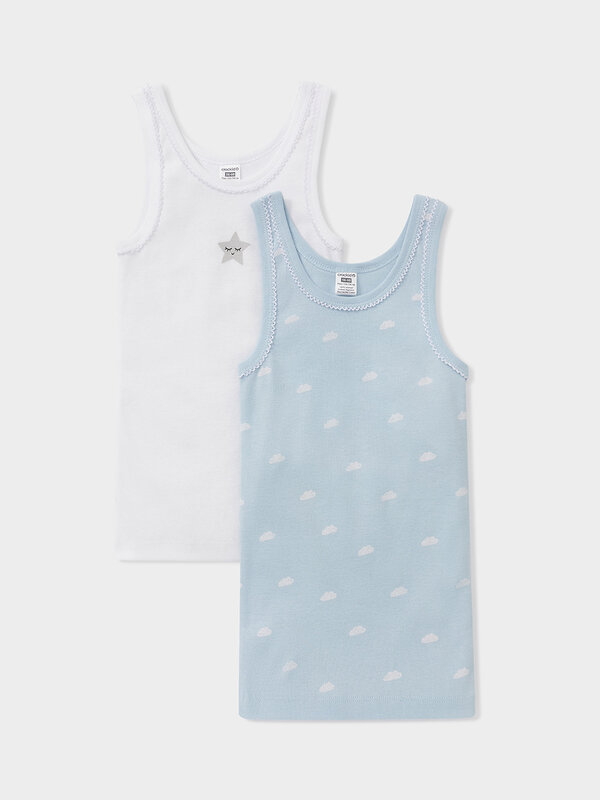 CROCKID Майка 585336 МП 1181-2уп голубой