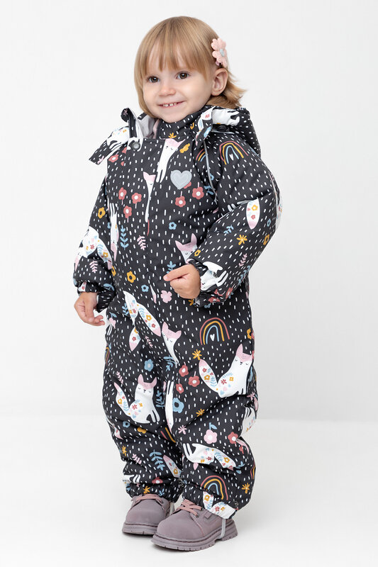 CROCKID Комбинезон 585375 ВКП 60032/н/29 Ал темно-серый