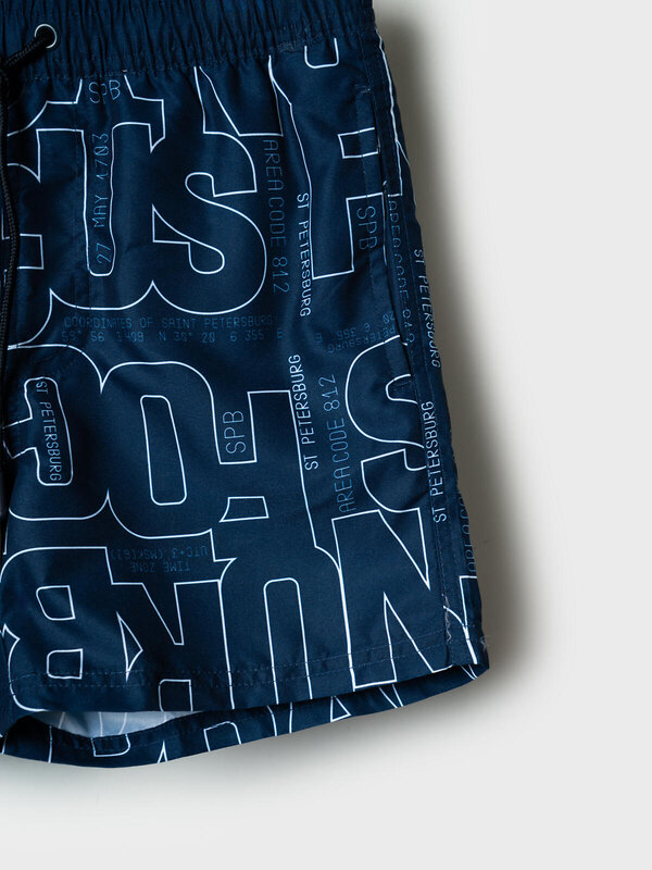 PLAYTODAY Шорты плавательные 585404 12611477 тёмно-синий,белый