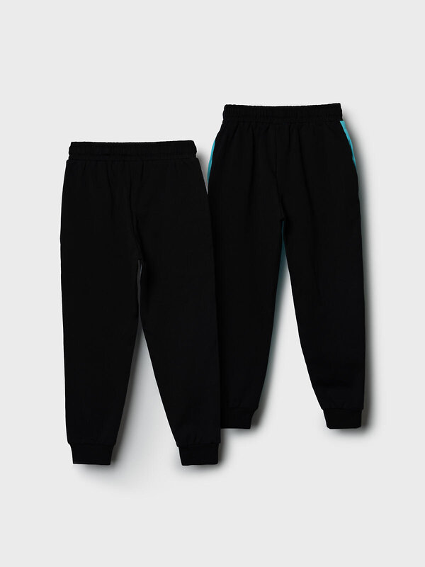 PLAYTODAY Брюки 585406 12612211 черный,бирюзовый,серый