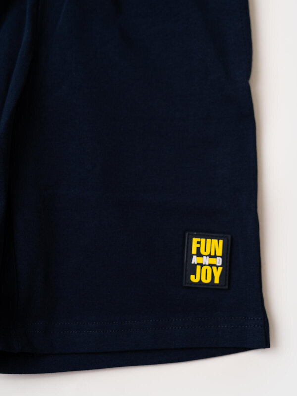 PLAYTODAY Шорты 585408 12612119 тёмно-синий,жёлтый