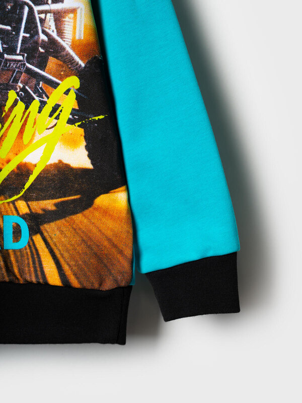 PLAYTODAY Толстовка 585415 12612248 белый,бирюзовый