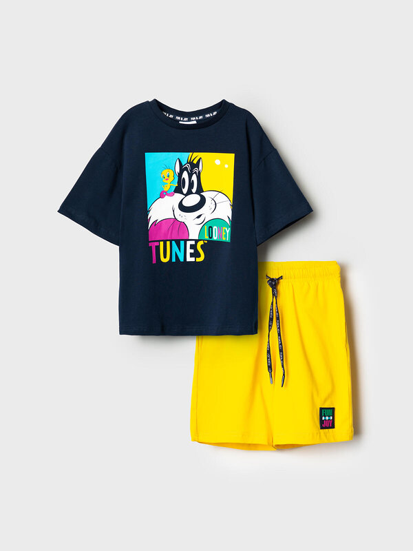 PLAYTODAY Комплект 585423 12632022 тёмно-синий,жёлтый