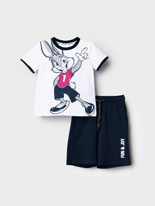 PLAYTODAY Комплект 585426 12612133 белый,тёмно-синий