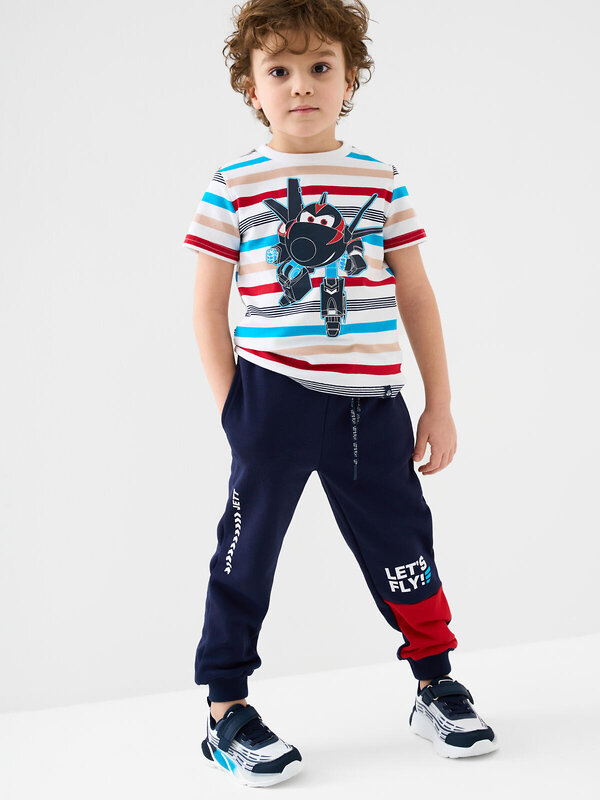 PLAYTODAY Брюки 585436 12612009 тёмно-синий,красный