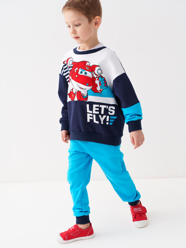 PLAYTODAY Толстовка 585440 12632002 белый,тёмно-синий