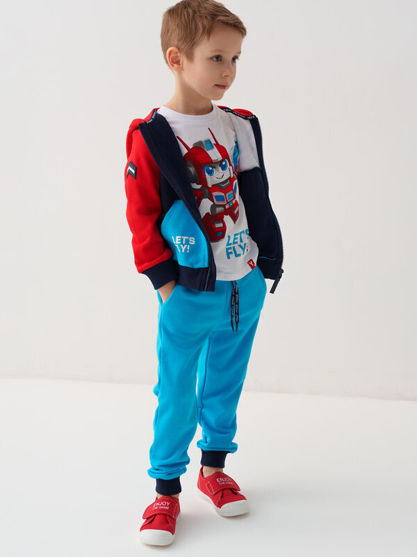 PLAYTODAY Толстовка 585442 12612028 тёмно-синий,ярко-синий,красный