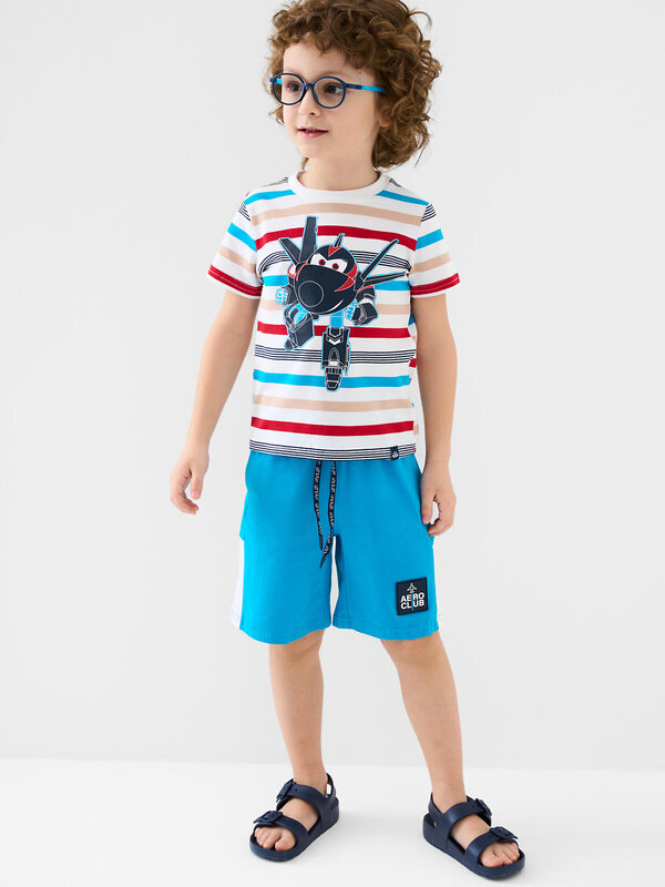 PLAYTODAY Шорты 585451 12612040 тёмно-синий,ярко-синий