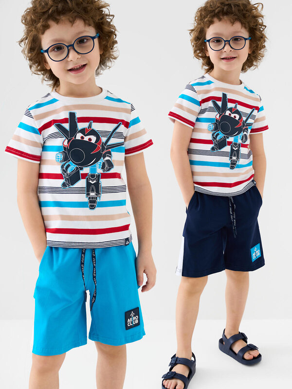 PLAYTODAY Шорты 585451 12612040 тёмно-синий,ярко-синий