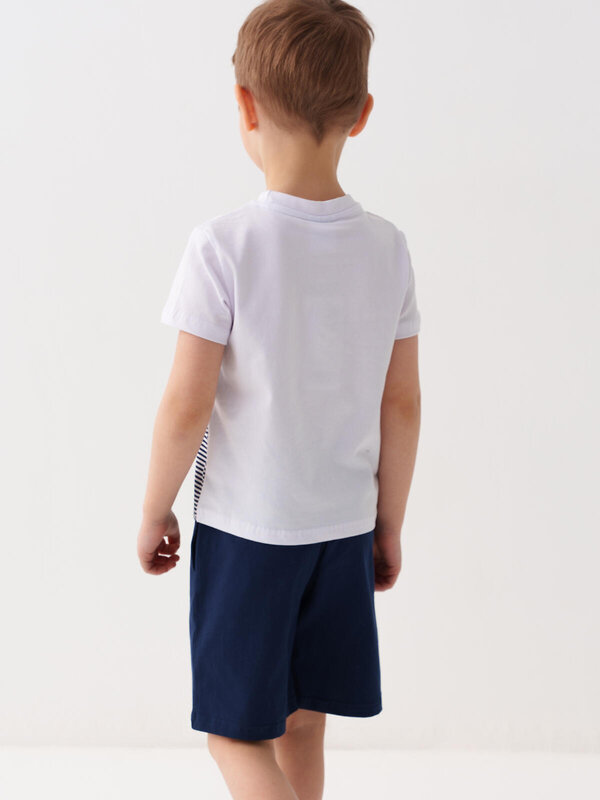 PLAYTODAY Шорты 585453 12612042 тёмно-синий,бежевый