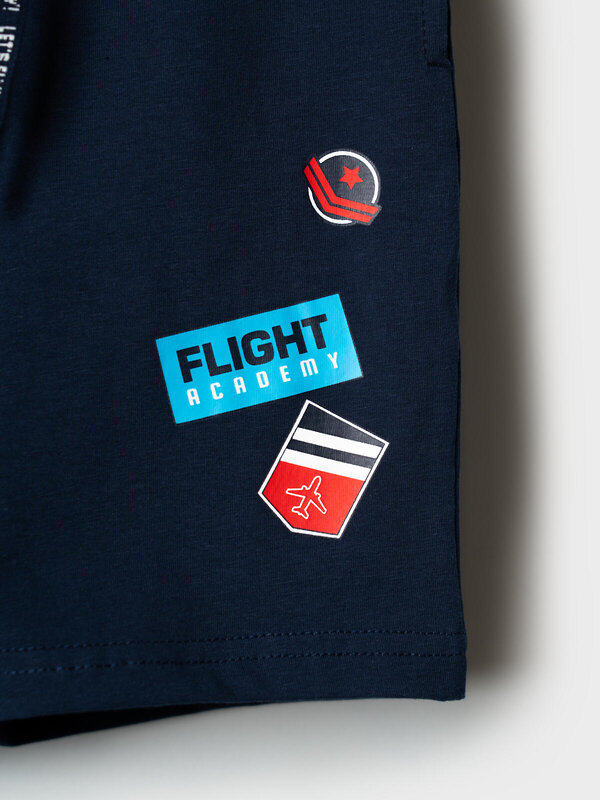 PLAYTODAY Шорты 585453 12612042 тёмно-синий,бежевый