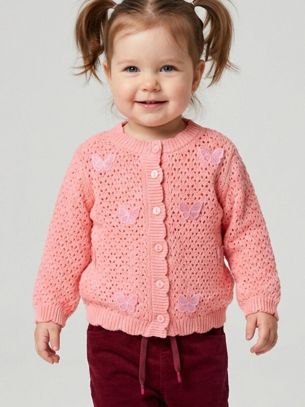 PLAYTODAY Кардиган 585464 12623017 светло-розовый