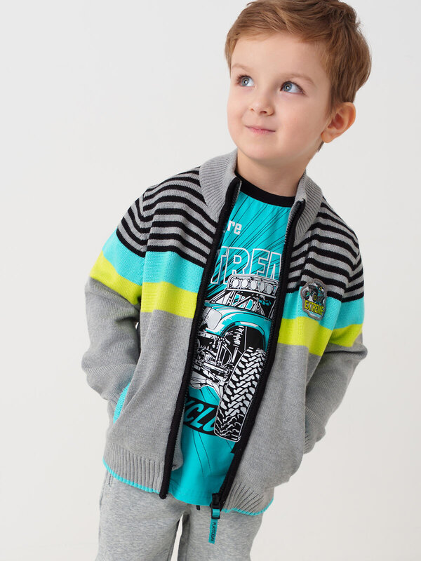 PLAYTODAY Кардиган 585497 12612220 разноцветный