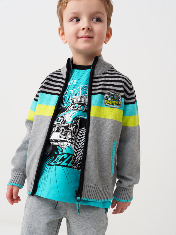 PLAYTODAY Кардиган 585497 12612220 разноцветный